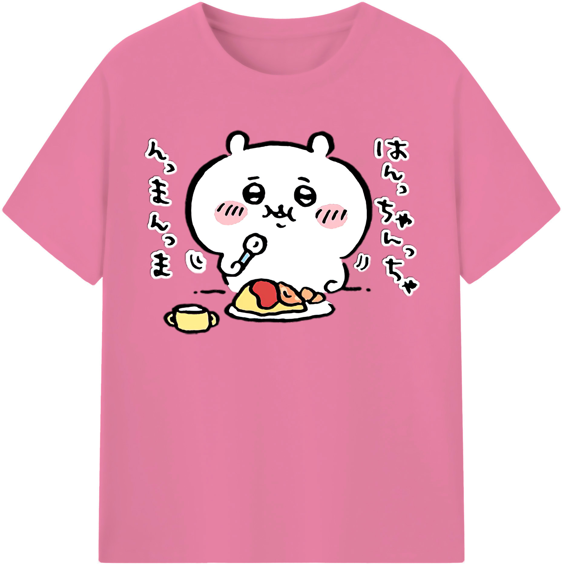 （画像用） ちいかわ ちいかわ Chii-kawa chiikawa 綿100％半袖Tシャツ（フロントプリント）